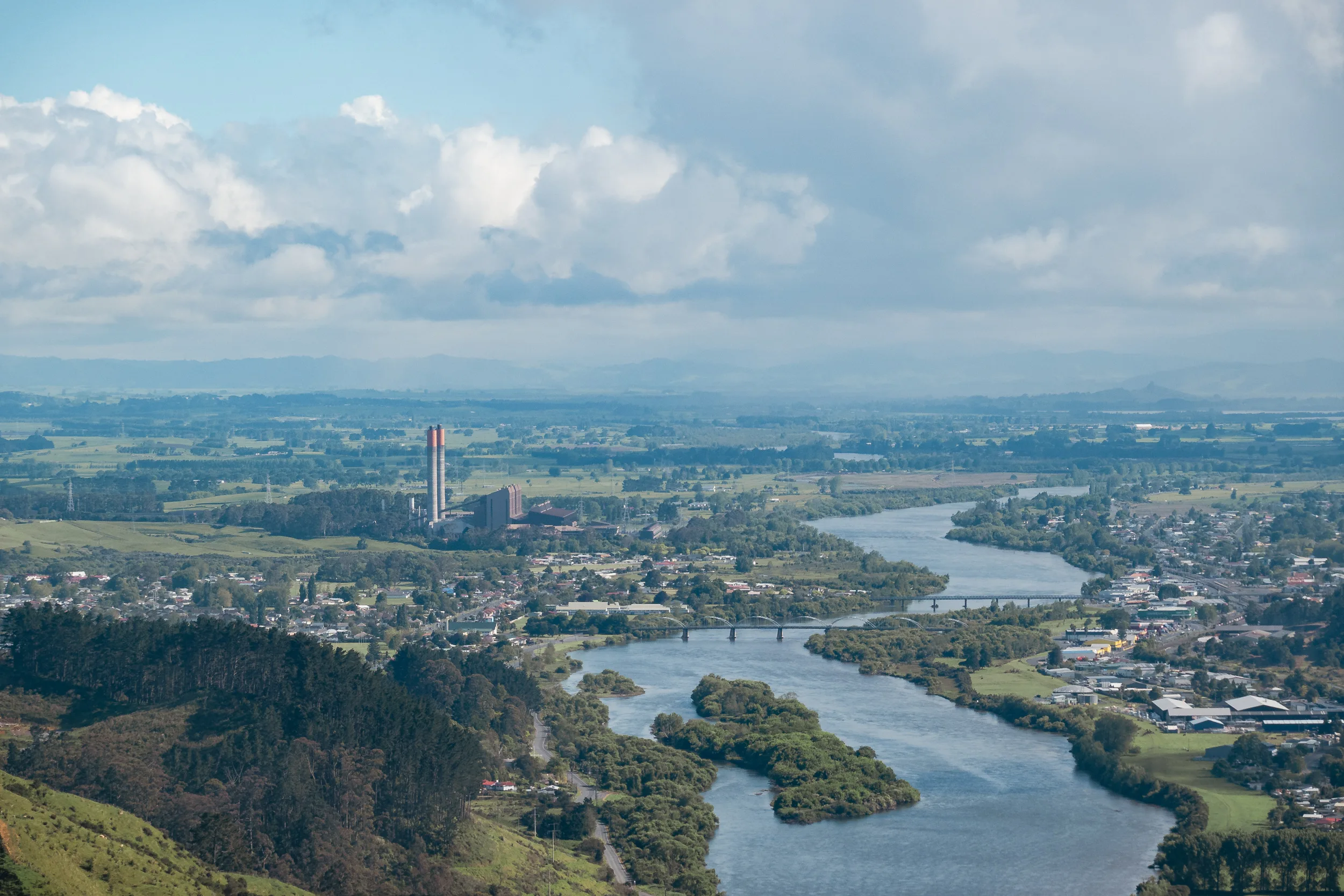 Aussicht auf Industrie
