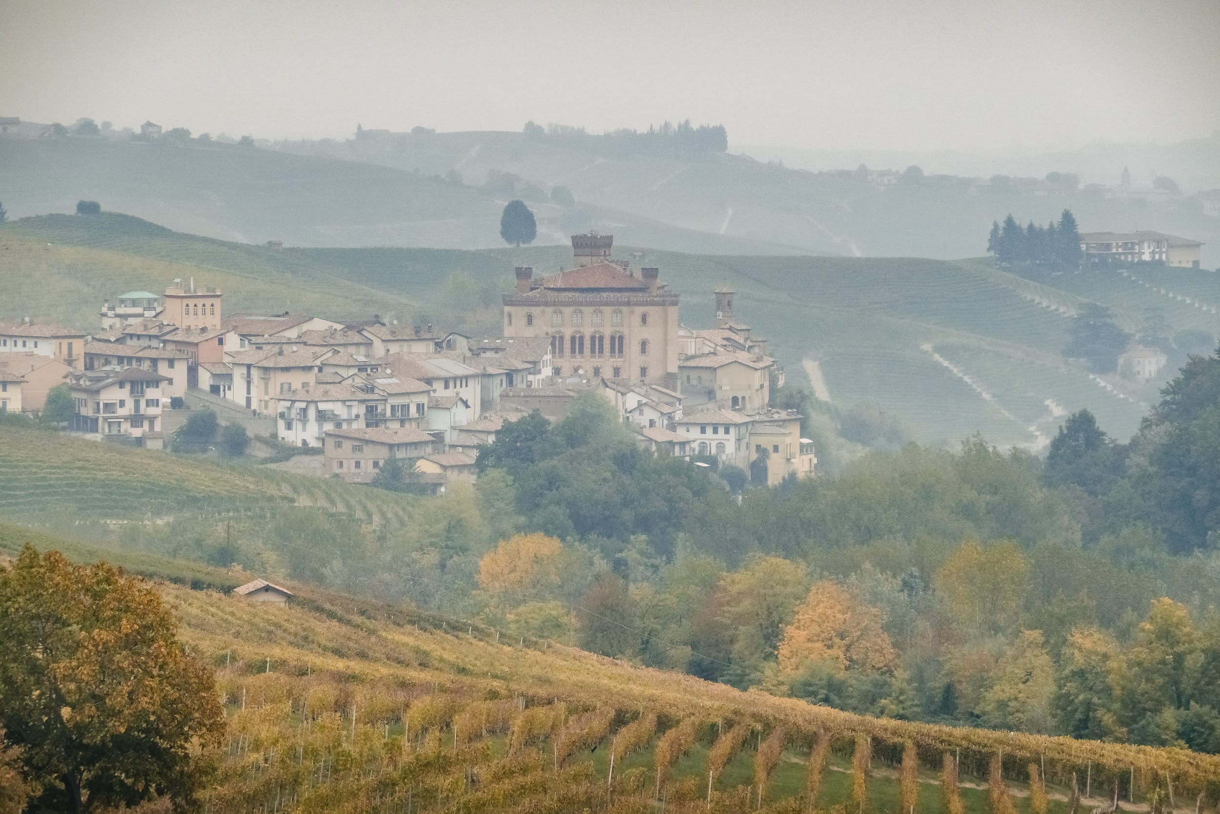 Das Schloss Barolo Weinort Barolo im Piemont